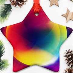 Colorful Glowing Star Ornament (Two Sides)