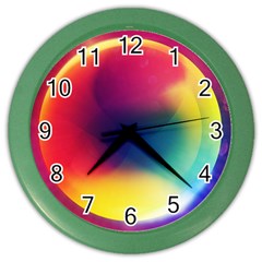 Colorful Glowing Color Wall Clocks