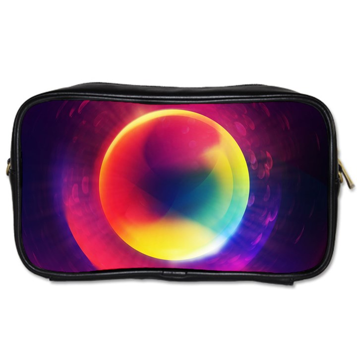 Colorful Glowing Toiletries Bags 2-Side