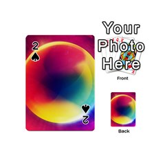 Colorful Glowing Playing Cards 54 (mini)  by Sapixe