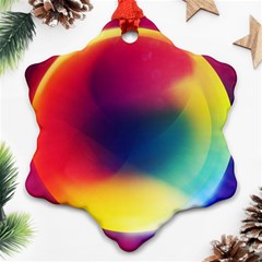 Colorful Glowing Ornament (Snowflake)