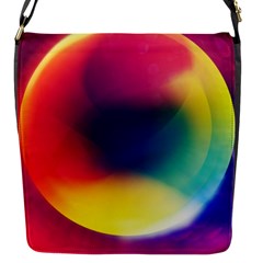 Colorful Glowing Flap Messenger Bag (S)