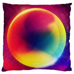 Colorful Glowing Standard Flano Cushion Case (one Side) by Sapixe