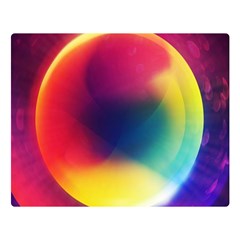 Colorful Glowing Double Sided Flano Blanket (Large) 