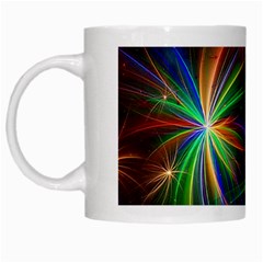 Colorful Firework Celebration Graphics White Mugs by Sapixe