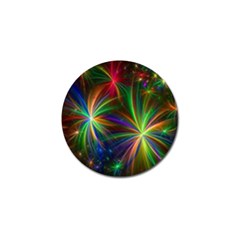 Colorful Firework Celebration Graphics Golf Ball Marker by Sapixe