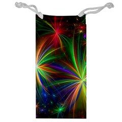 Colorful Firework Celebration Graphics Jewelry Bag by Sapixe