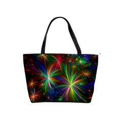 Colorful Firework Celebration Graphics Shoulder Handbags by Sapixe