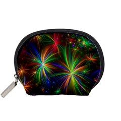 Colorful Firework Celebration Graphics Accessory Pouches (small) 