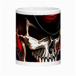 Confederate Flag Usa America United States Csa Civil War Rebel Dixie Military Poster Skull Morph Mugs Center