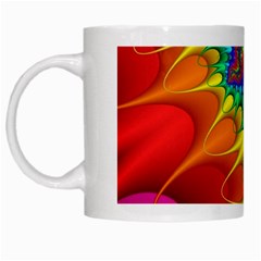 Colorful Trippy White Mugs