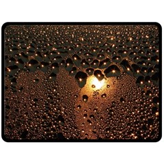 Condensation Abstract Fleece Blanket (large)  by Sapixe