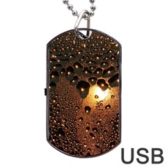 Condensation Abstract Dog Tag Usb Flash (one Side) by Sapixe