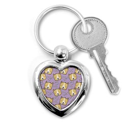 Dog Pattern Key Chains (heart)  by Sapixe