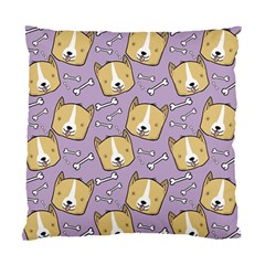 Dog Pattern Standard Cushion Case (two Sides) by Sapixe