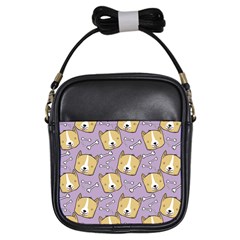 Dog Pattern Girls Sling Bags by Sapixe