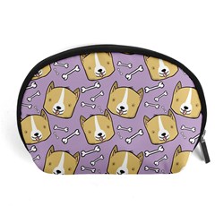 Dog Pattern Accessory Pouches (large)  by Sapixe