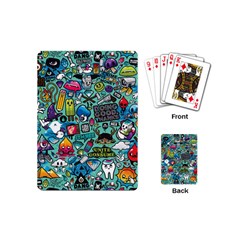 Comics Collage Playing Cards (mini)  by Sapixe