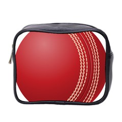 Cricket Ball Mini Toiletries Bag 2-side by Sapixe