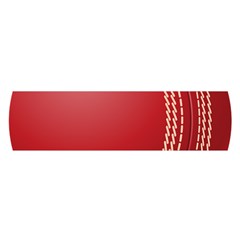 Cricket Ball Satin Scarf (oblong) by Sapixe