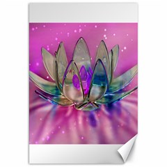 Crystal Flower Canvas 20  X 30   by Sapixe