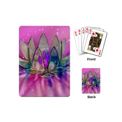 Crystal Flower Playing Cards (mini)  by Sapixe