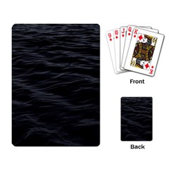 Dark Lake Ocean Pattern River Sea Playing Card by Sapixe