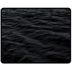 Dark Lake Ocean Pattern River Sea Double Sided Fleece Blanket (medium)  by Sapixe