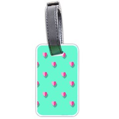 Love Heart Set Seamless Pattern Luggage Tags (one Side) 