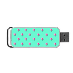 Love Heart Set Seamless Pattern Portable Usb Flash (one Side) by Nexatart