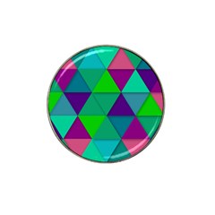 Background Geometric Triangle Hat Clip Ball Marker (10 Pack) by Nexatart