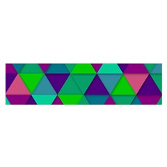 Background Geometric Triangle Satin Scarf (oblong) by Nexatart