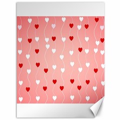 Heart Shape Background Love Canvas 36  X 48   by Nexatart