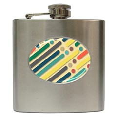 Background Vintage Desktop Color Hip Flask (6 Oz) by Nexatart