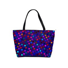 Squares Square Background Abstract Shoulder Handbags by Nexatart