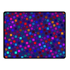 Squares Square Background Abstract Double Sided Fleece Blanket (small)  by Nexatart