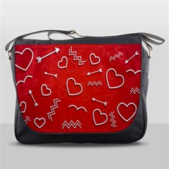 Background Valentine S Day Love Messenger Bags by Nexatart