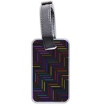 Lines Line Background Luggage Tags (Two Sides) Back