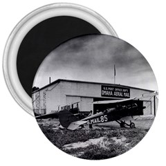 Omaha Airfield Airplain Hangar 3  Magnets by Nexatart