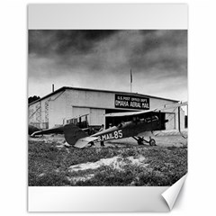 Omaha Airfield Airplain Hangar Canvas 18  X 24   by Nexatart