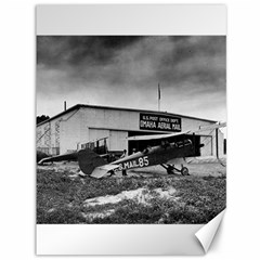 Omaha Airfield Airplain Hangar Canvas 36  X 48   by Nexatart