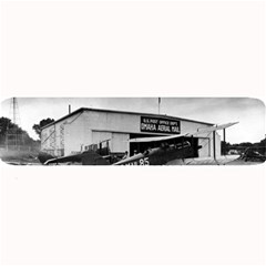 Omaha Airfield Airplain Hangar Large Bar Mats by Nexatart