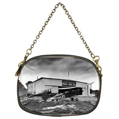 Omaha Airfield Airplain Hangar Chain Purses (one Side)  by Nexatart