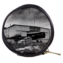 Omaha Airfield Airplain Hangar Mini Makeup Bags by Nexatart