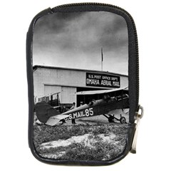 Omaha Airfield Airplain Hangar Compact Camera Cases by Nexatart