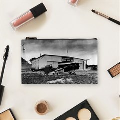 Omaha Airfield Airplain Hangar Cosmetic Bag (small)  by Nexatart