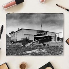 Omaha Airfield Airplain Hangar Cosmetic Bag (xl) by Nexatart