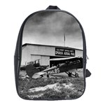 Omaha Airfield Airplain Hangar School Bag (Large) Front