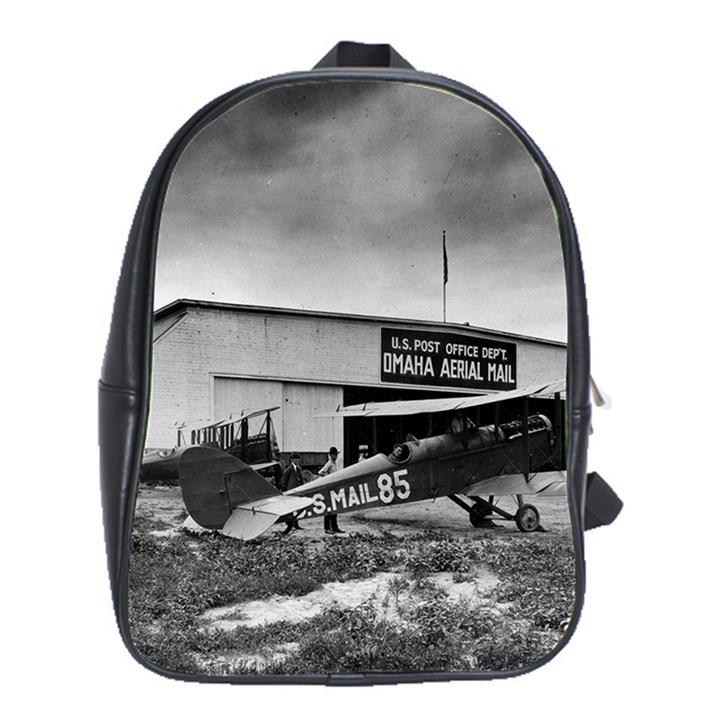 Omaha Airfield Airplain Hangar School Bag (Large)