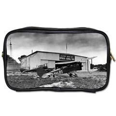 Omaha Airfield Airplain Hangar Toiletries Bags 2-side by Nexatart